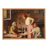 Dipinto attribuibile a  Gaetano Bellei - Scena di Interno