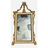 Splendida specchiera in legno laccato e dorato a foglia oro - Neoclassica