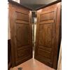 PTS824 - N.2 porte in rovere con telaio, epoca '700, cm L 108 x H 225
