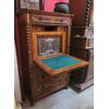 Secretaire con cassaforte in noce Italia '800