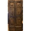 PTIR465 - Porta in pioppo e castagno, epoca '700, cm L 88 x H 197