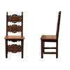 Late 18th century, Pair of chairs, Walnut wood     