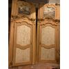 PTS827 - N.2 porte laccate con telaio, epoca '700, cm L 125 x H 315