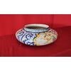 Hand-painted majolica cachepot