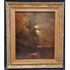 Olio su tavola firmato Daubigny 1873