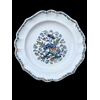 Piatto in maiolica con decoro al ‘ponticello’.Manifattura Antonibon,Nove di Bassano.
