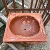 Lavandino in terracotta 