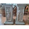 Coppia di colonne scolpite in gesso  '800