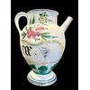 Versatoio in maiolica con decoro alla ‘rosa’.manifattura Ferretti.Lodi.