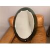 Specchio ovale design  Modernariato anni 60 bicolore.  Mis 90 x 68 Originale 
