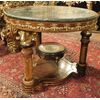 TAV292 - Tavolo rotondo stile "Weiswelier", epoca '800, cm circonf. 103 x H 85