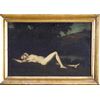 Dipinto nudo di donna del 1800