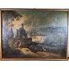 Seguace di  ABRHAM WILLAERTS “Scena  Costiera  Olandese”