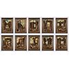 Capricci con rovine architettoniche e figure