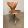 Sedia Arne Jacobsen for FRITZ Hansen 3117 ANNO 1955 girevole. Design unico Danimarca