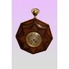 Antico orologio da parete francese in legno del 1800 stile Carlo X