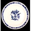 Piatto in maiolica con decoro al fiore di cardo.Gio Batta Antonibon  ( 1728-1738).Nove di Bassano. 