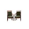 Poltrone antiche neoclassiche in noce