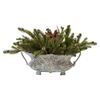 Antico vaso ovale in ghisa con manici - O/4857 -