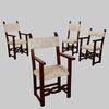 Set di 3 Poltrone e una Sedia