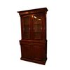 Credenza libreria inglese stile Regency in mogano di metà 1800