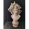 Straordinaria Scultura in Marmo - Medusa e i Serpenti - H 70 cm