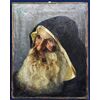 Dipinto olio su tela "Frate Domenicano" - Italia XIX sec.