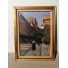 Anacleto Della Gatta (Sezze 1868 - Carmignano 1932) - Ponte Vecchio fine '800  - Dipinto firmato