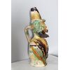 Maiolica Brocca in maiolica Seminara Calabria. Figura antropomorfa . Epoca primi 900  . Altezza cm 43