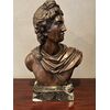 Busto di Alessandro Magno in bronzo