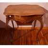 Antica toilette stile Luigi Filippo del 1800 in piuma di mogano 