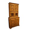 Credenza doppio corpo spagnola laccata del 1900