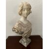 Busto di Alabastro di una donna dell'Ottocento