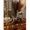 Carrozza trainata da cavalli in argento Londra 1896.Argentiere William Moering.