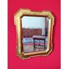 Golden tray mirror