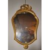 Antica piccola specchiera italiana del 1800 stile Luigi XVI