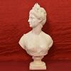 SCULTURE ANTICHE IN MARMO, SCULTURA ANTICA DI DONNA, DIANA, HUDON, EPOCA XIX SECOLO. (STMA76)