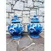 Coppia di vasi con coperchio, Royal Delft, 1988