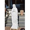 Statua raffigurante Madonna in marmo bianco H 165