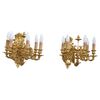 Coppia di appliques cinque luci in bronzo dorato PREZZO TRATTABILE
