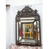 Specchiera in lamierino cesellato finemente Napoleone III 1880 Francia