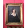 Dipinto Ritratto femminile Dama '800 Francia Secolo XIX