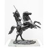 Tommaso Campajola (Attivo tra il XIX e il XX secolo), Guerriero a cavallo con lancia e fiera
