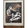 Sacra Famiglia , cm 30 x 24 . XVIII secolo