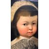 Quadro, dipinto "Ritratto di bambina" - XIX sec. 