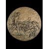 Beheading of Saint Paul - Gilded bronze bas-relief