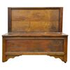 Antica cassapanca con schienale - M/1129 -