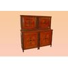 Bellissima Credenza italiana doppio corpo particolare eclettica