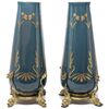 XIX secolo, Coppia di vasi Liberty in ceramica