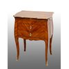 Comodino antico Napoleone III Francese in legno esotico pregiato. Periodo fine XIX secolo.